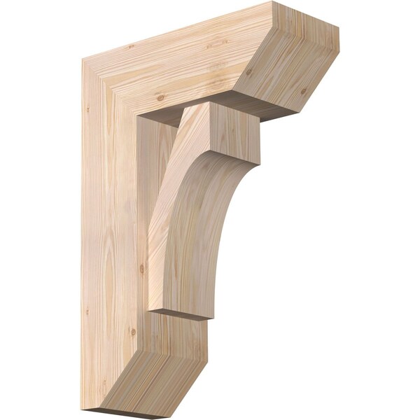 Ekena Millwork Westlake Slat Smooth Bracket w/ Offset Brace, Douglas Fir, 7 1/2"W x 18"D x 26"H BKT0806X18X26WTL06SDF - main